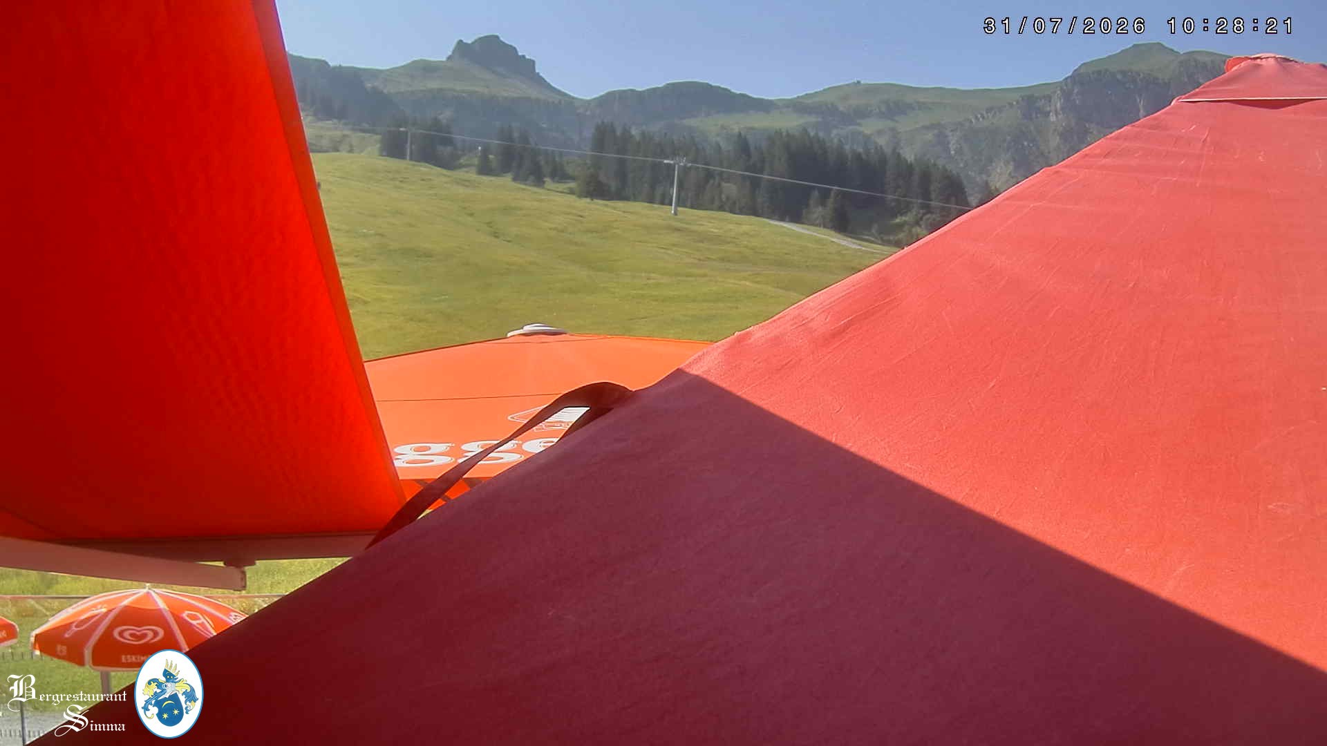 Archiv Foto Webcam Mellau: Aussicht vom Bergrestaurant Simma