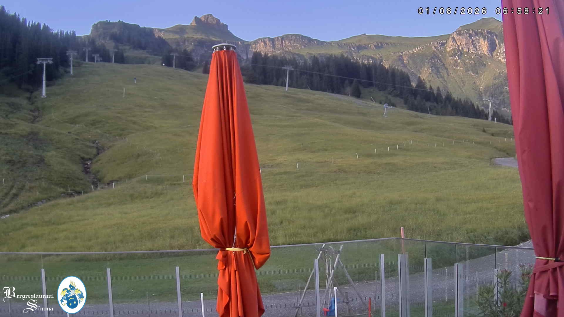 Archived image Webcam Mellau: View from the mountain restaurant Simma