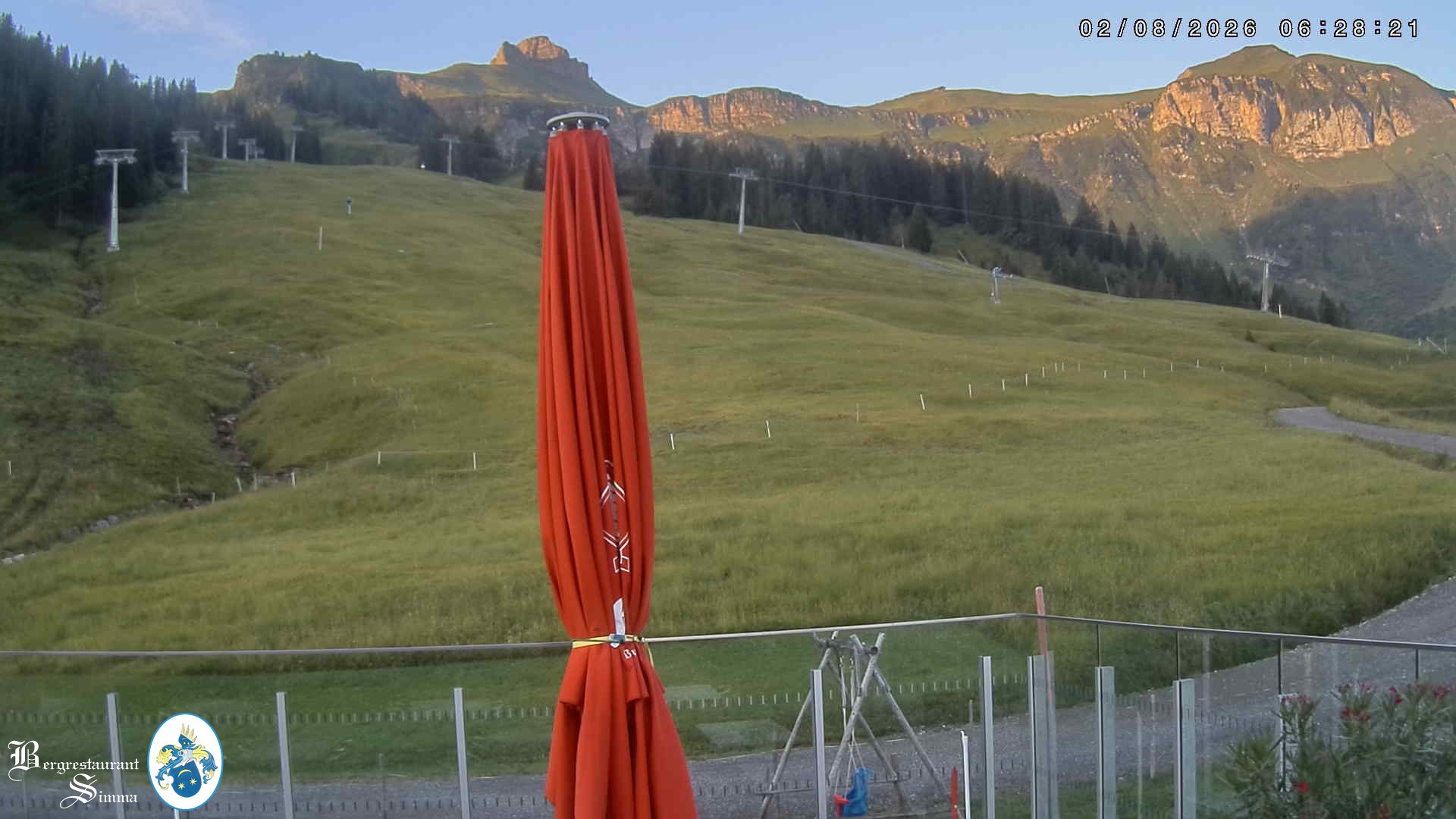 Archiv Foto Webcam Mellau: Aussicht vom Bergrestaurant Simma