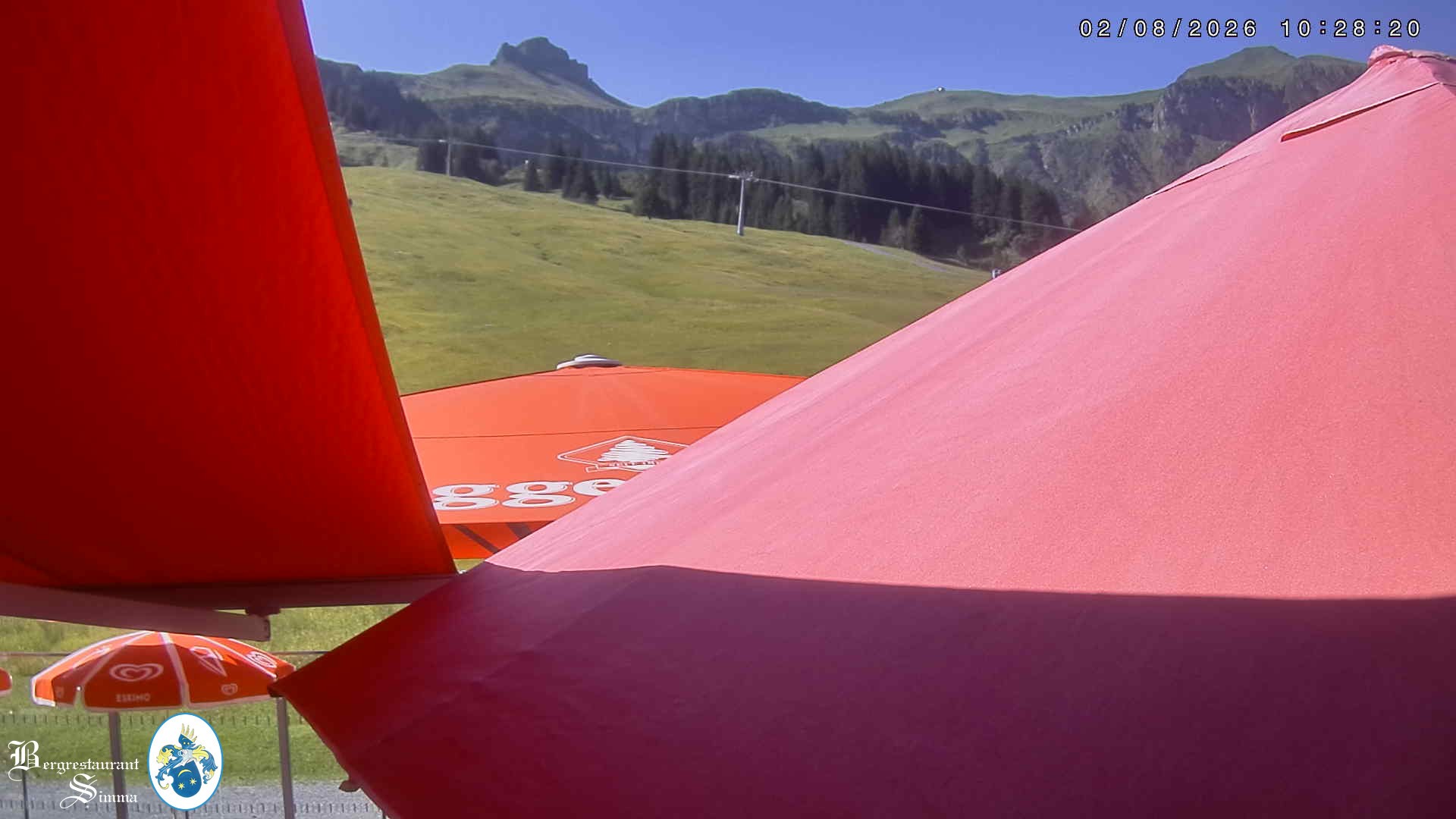Archiv Foto Webcam Mellau: Aussicht vom Bergrestaurant Simma