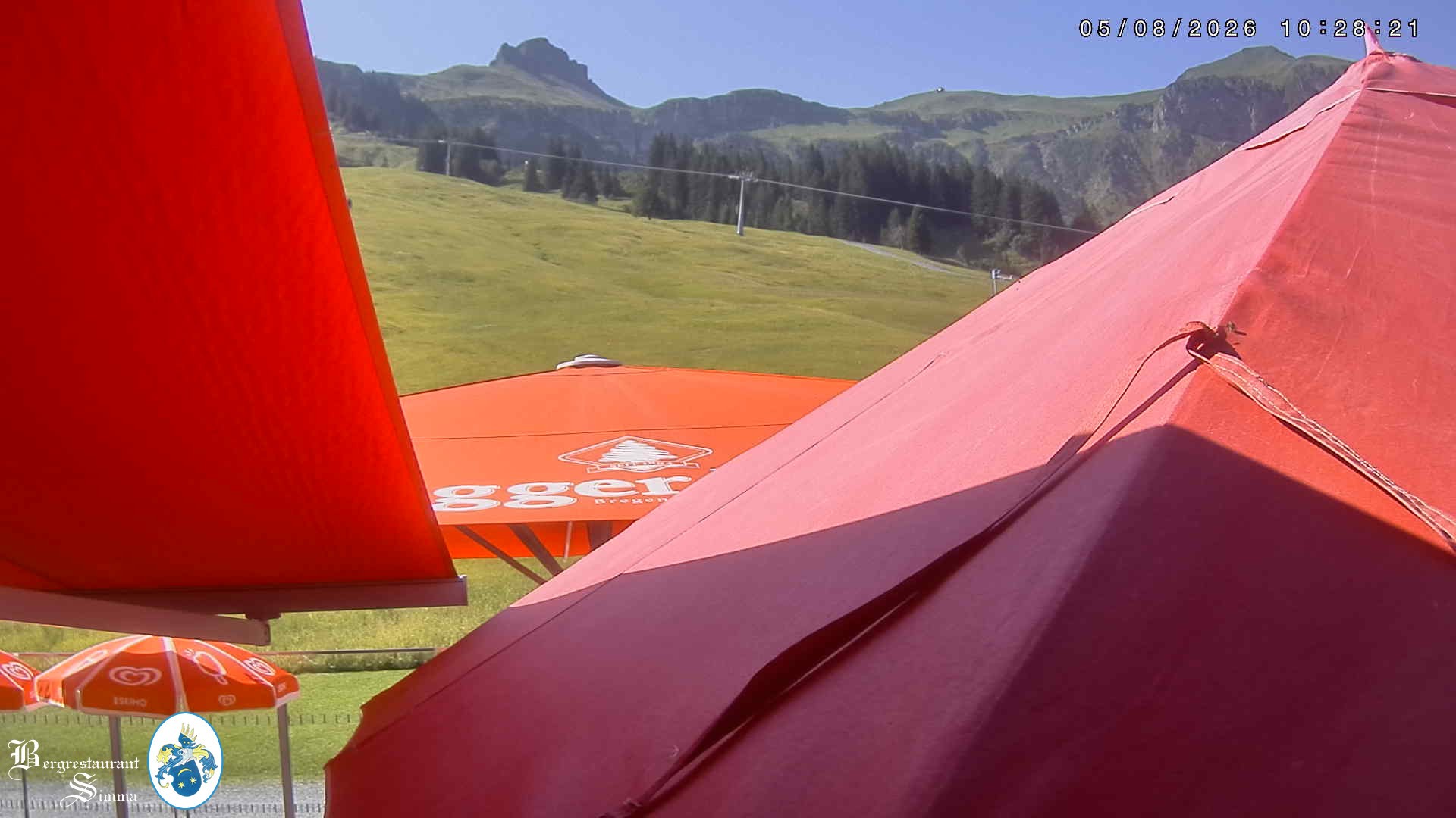 Archiv Foto Webcam Mellau: Aussicht vom Bergrestaurant Simma