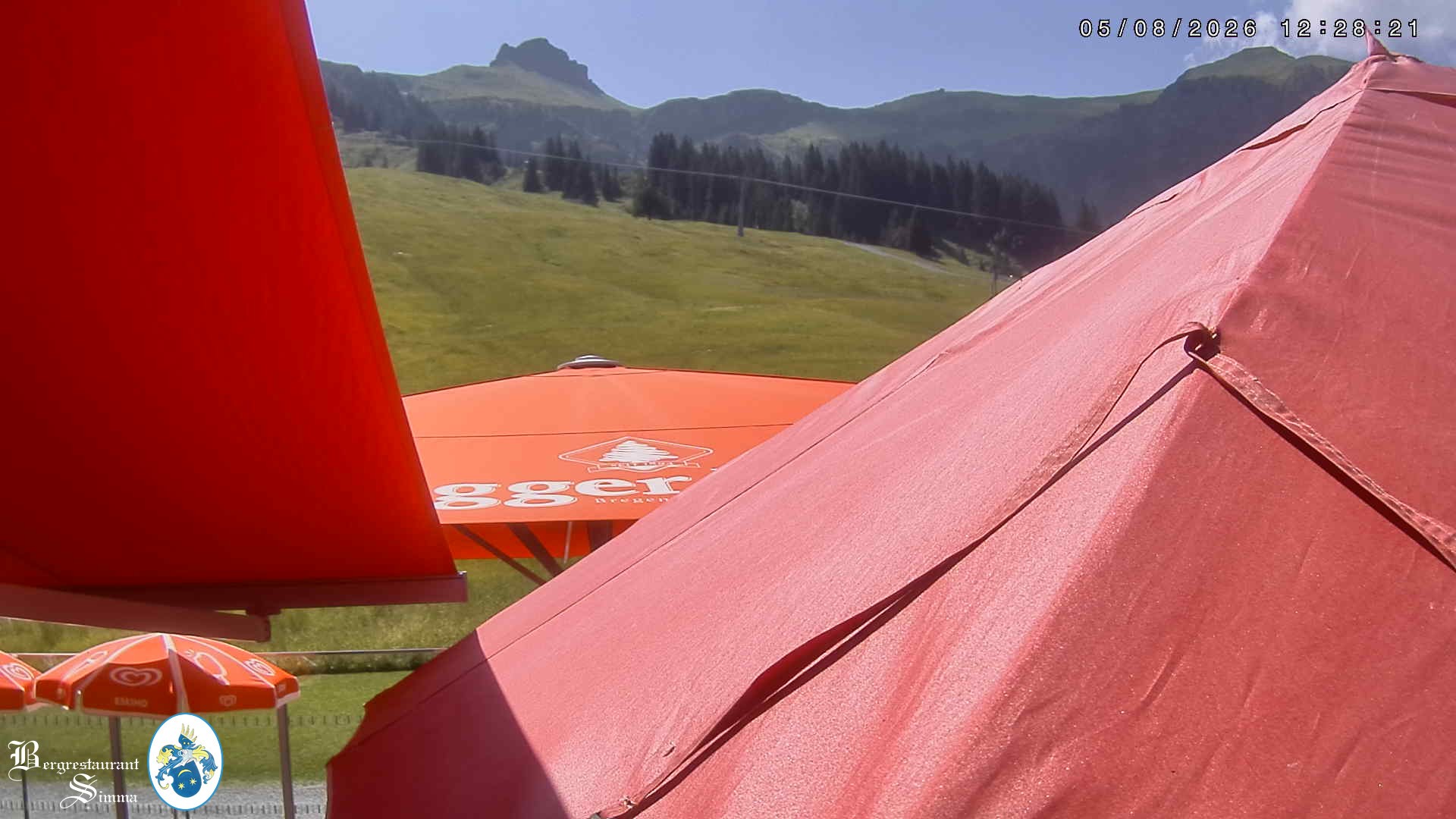 Archiv Foto Webcam Mellau: Aussicht vom Bergrestaurant Simma