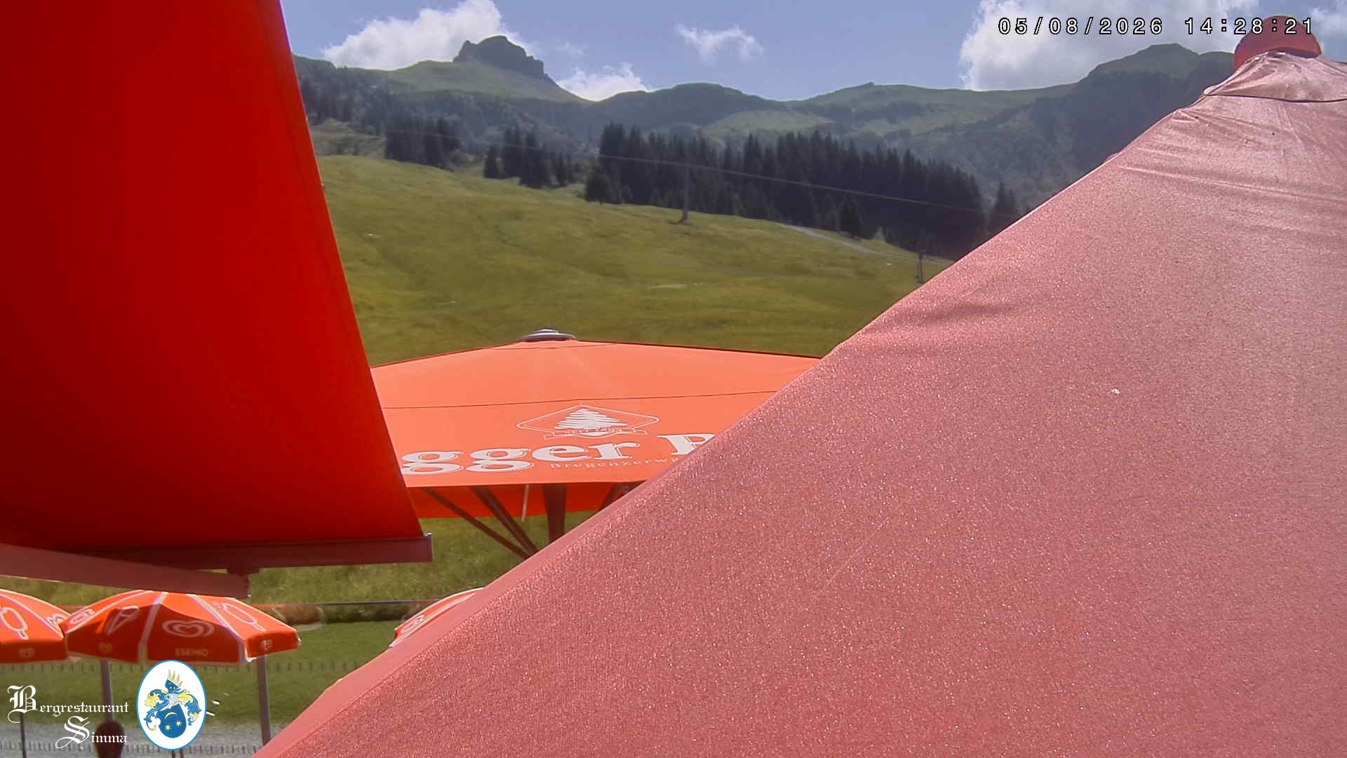 Archiv Foto Webcam Mellau: Aussicht vom Bergrestaurant Simma