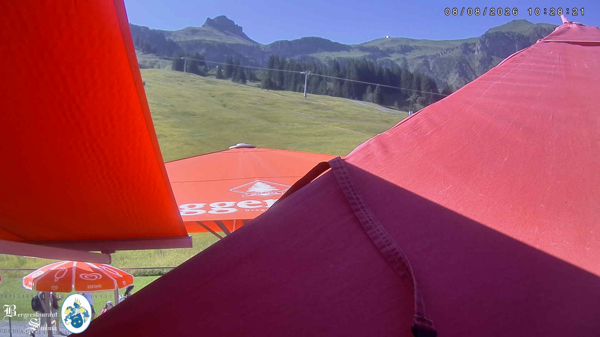 Archiv Foto Webcam Mellau: Aussicht vom Bergrestaurant Simma