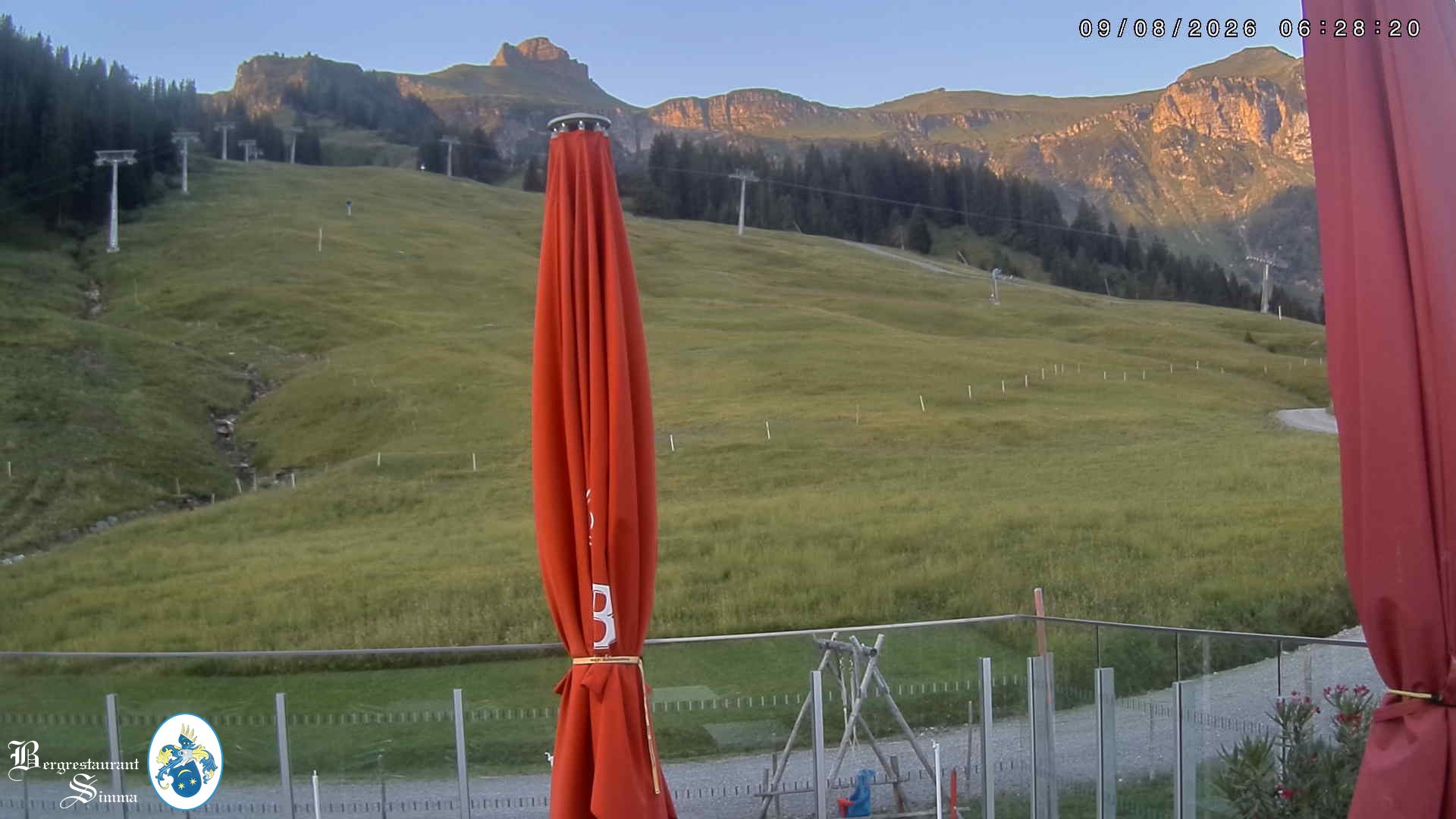 Archiv Foto Webcam Mellau: Aussicht vom Bergrestaurant Simma