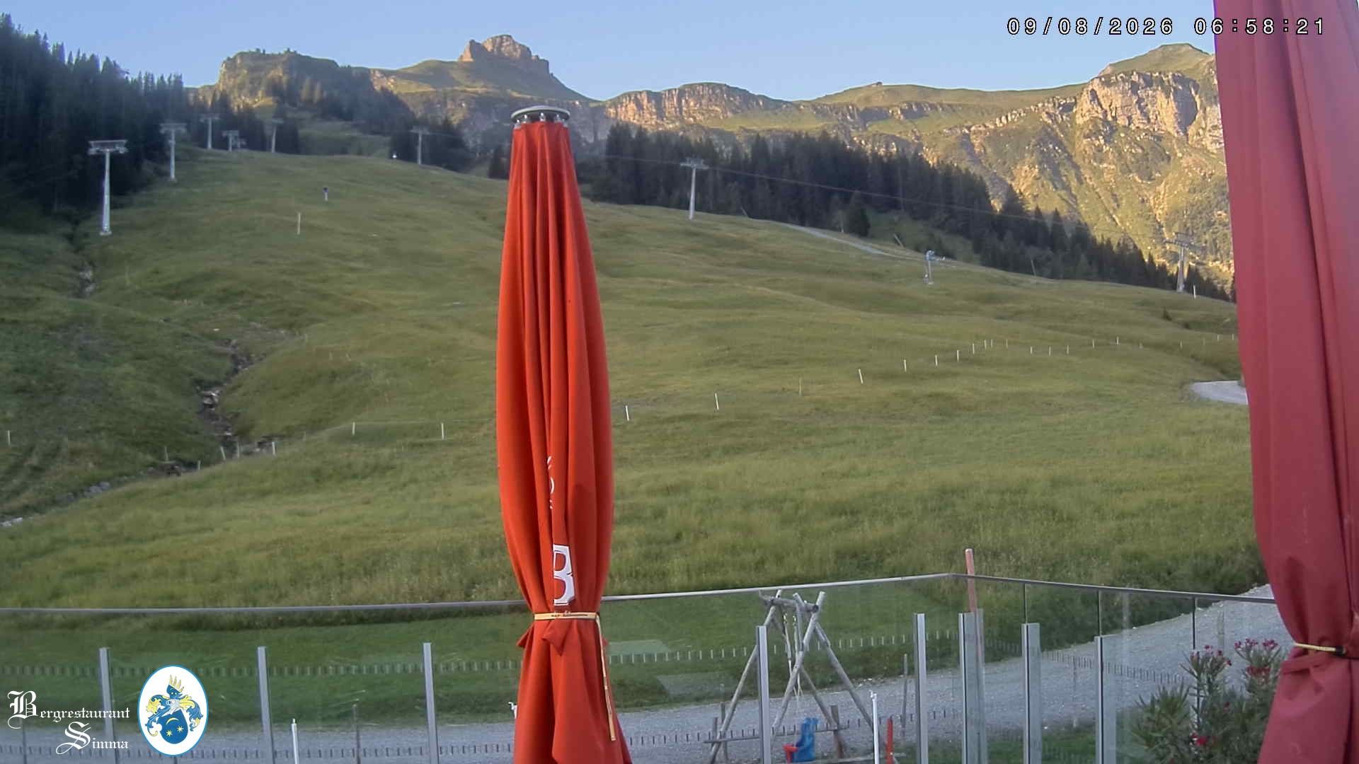 Archiv Foto Webcam Mellau: Aussicht vom Bergrestaurant Simma