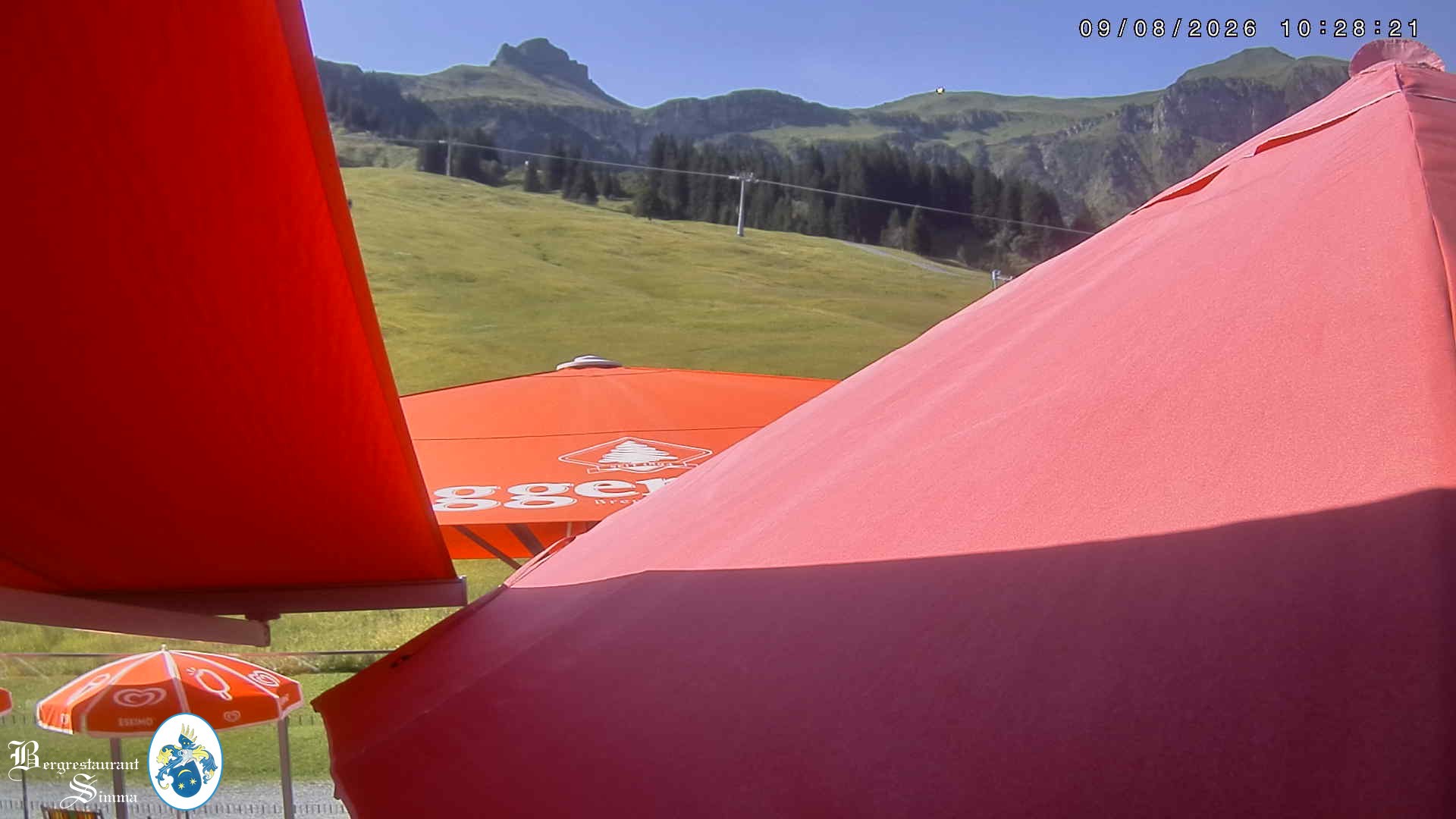 Archiv Foto Webcam Mellau: Aussicht vom Bergrestaurant Simma