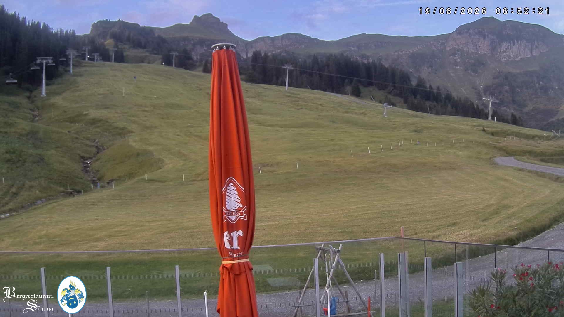 Archiv Foto Webcam Mellau: Aussicht vom Bergrestaurant Simma