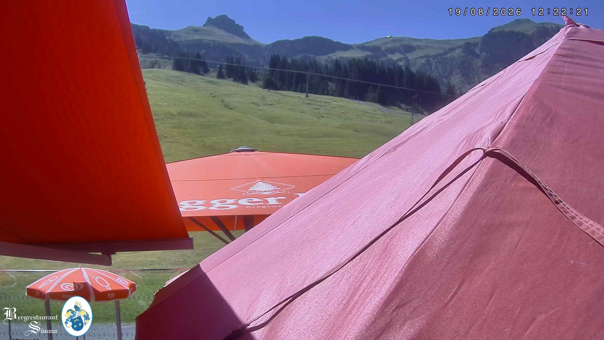 Archiv Foto Webcam Mellau: Aussicht vom Bergrestaurant Simma
