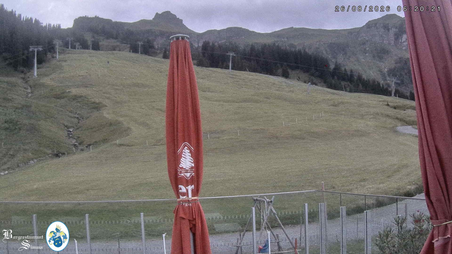 Archived image Webcam Mellau: View from the mountain restaurant Simma