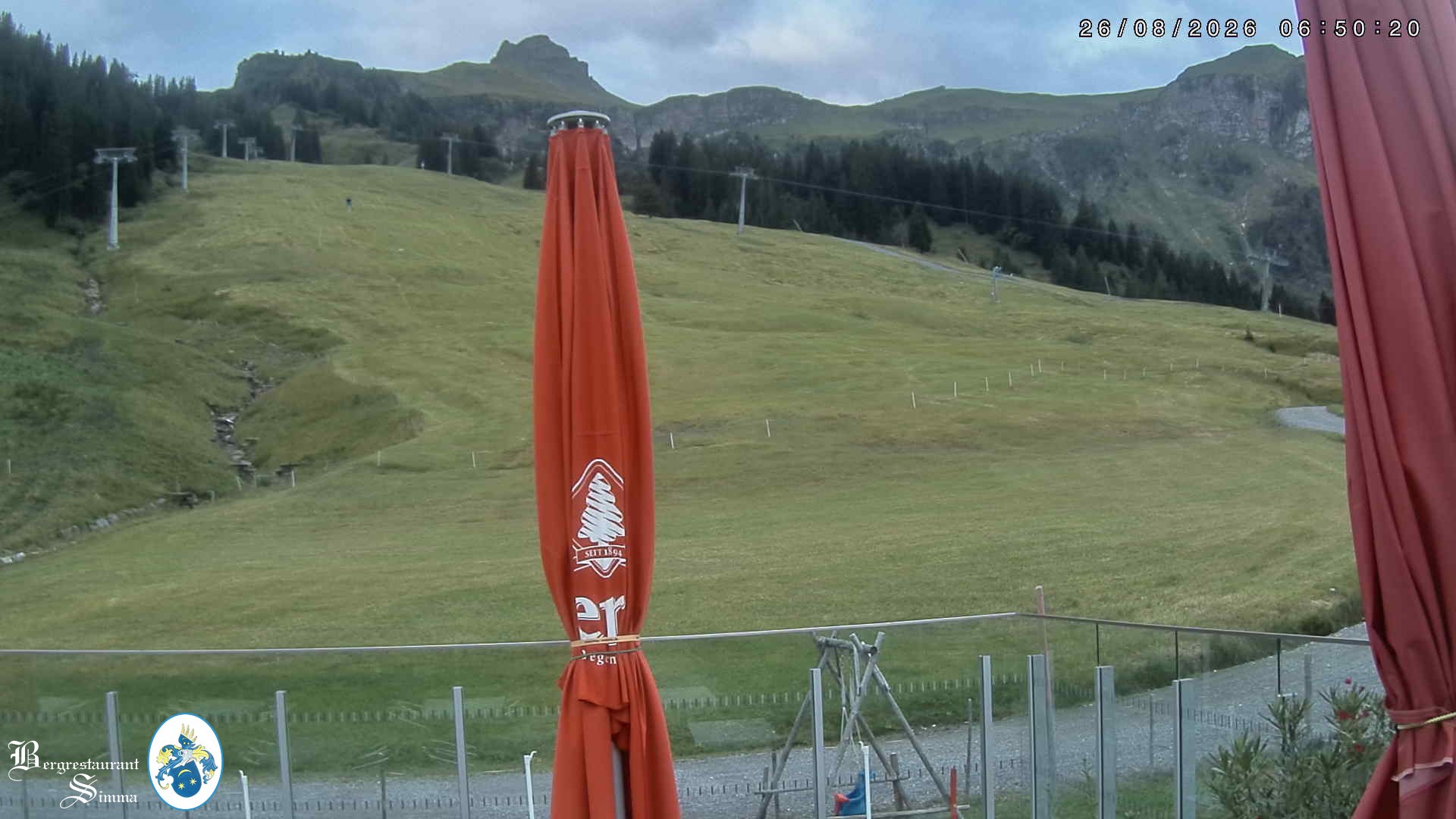 Archived image Webcam Mellau: View from the mountain restaurant Simma