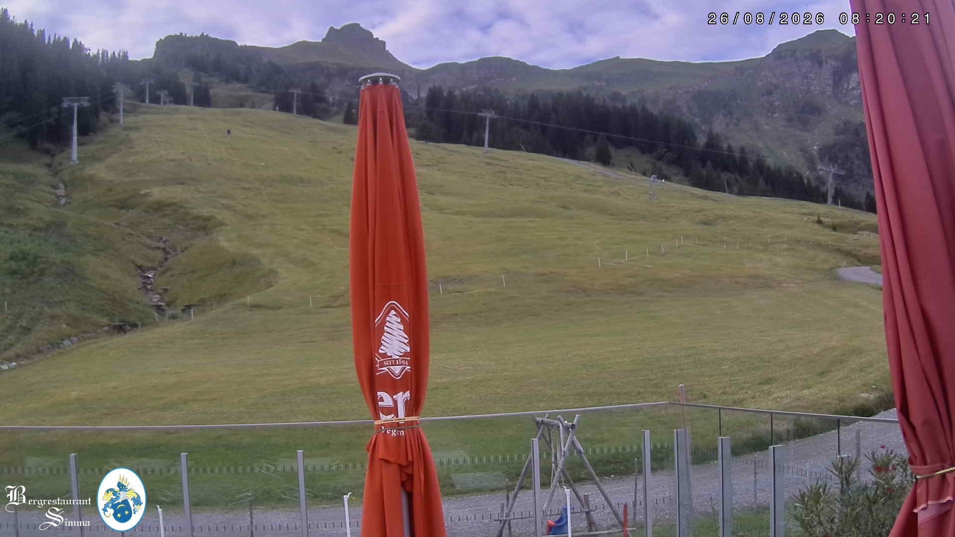 Archived image Webcam Mellau: View from the mountain restaurant Simma
