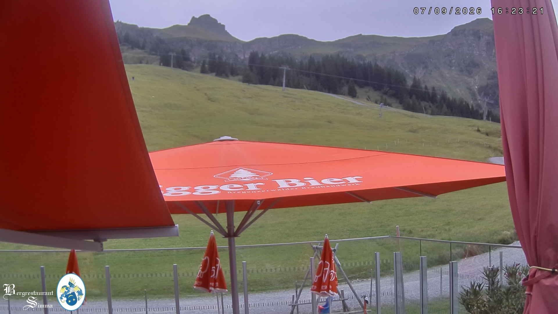 Archiv Foto Webcam Mellau: Aussicht vom Bergrestaurant Simma
