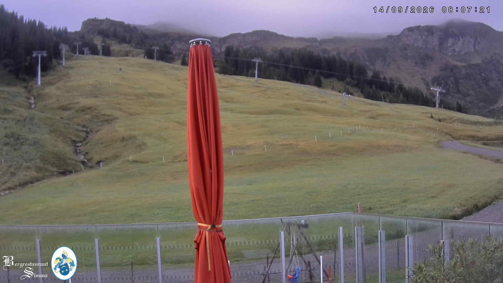 Archiv Foto Webcam Mellau: Aussicht vom Bergrestaurant Simma