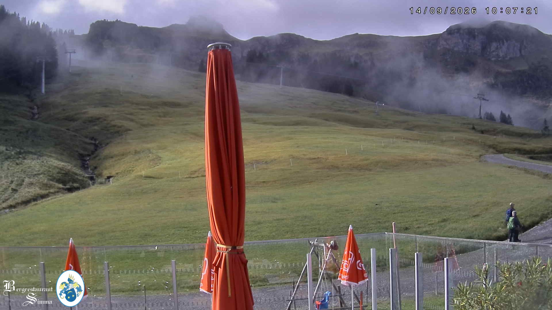 Archiv Foto Webcam Mellau: Aussicht vom Bergrestaurant Simma
