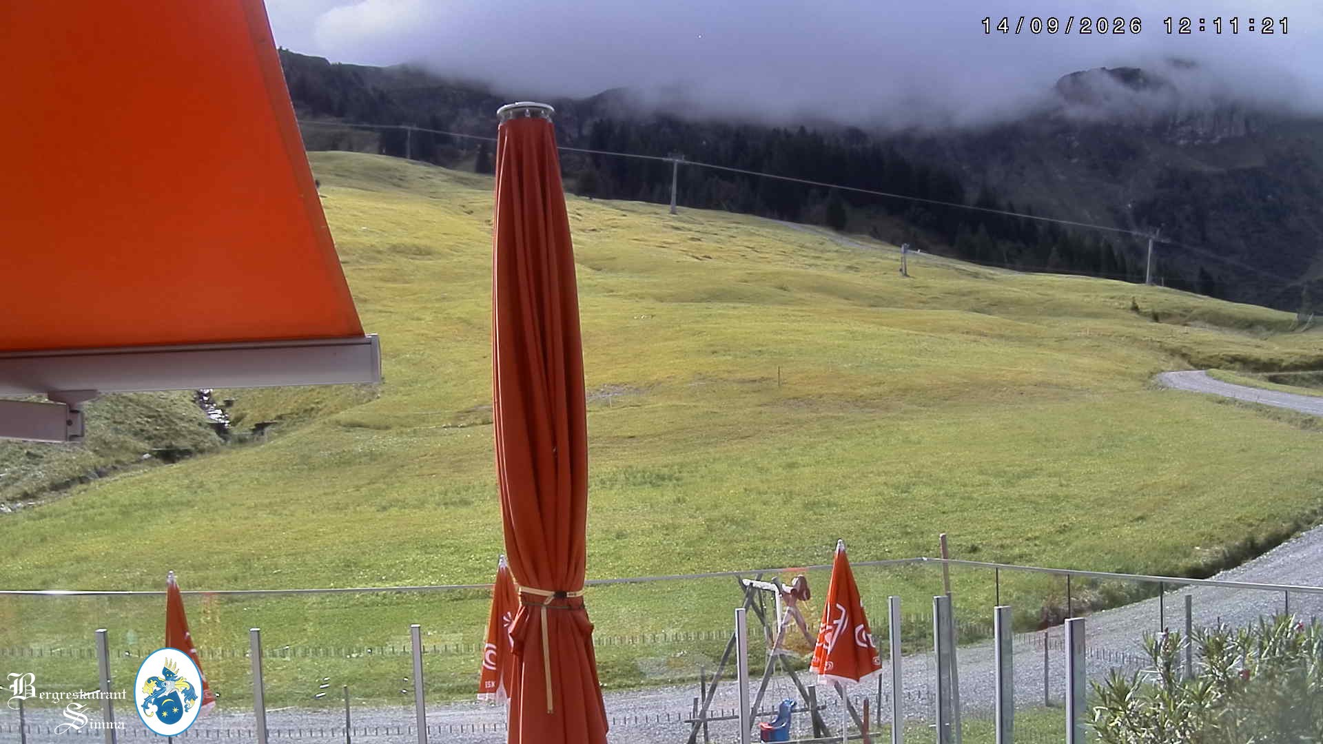 Archiv Foto Webcam Mellau: Aussicht vom Bergrestaurant Simma