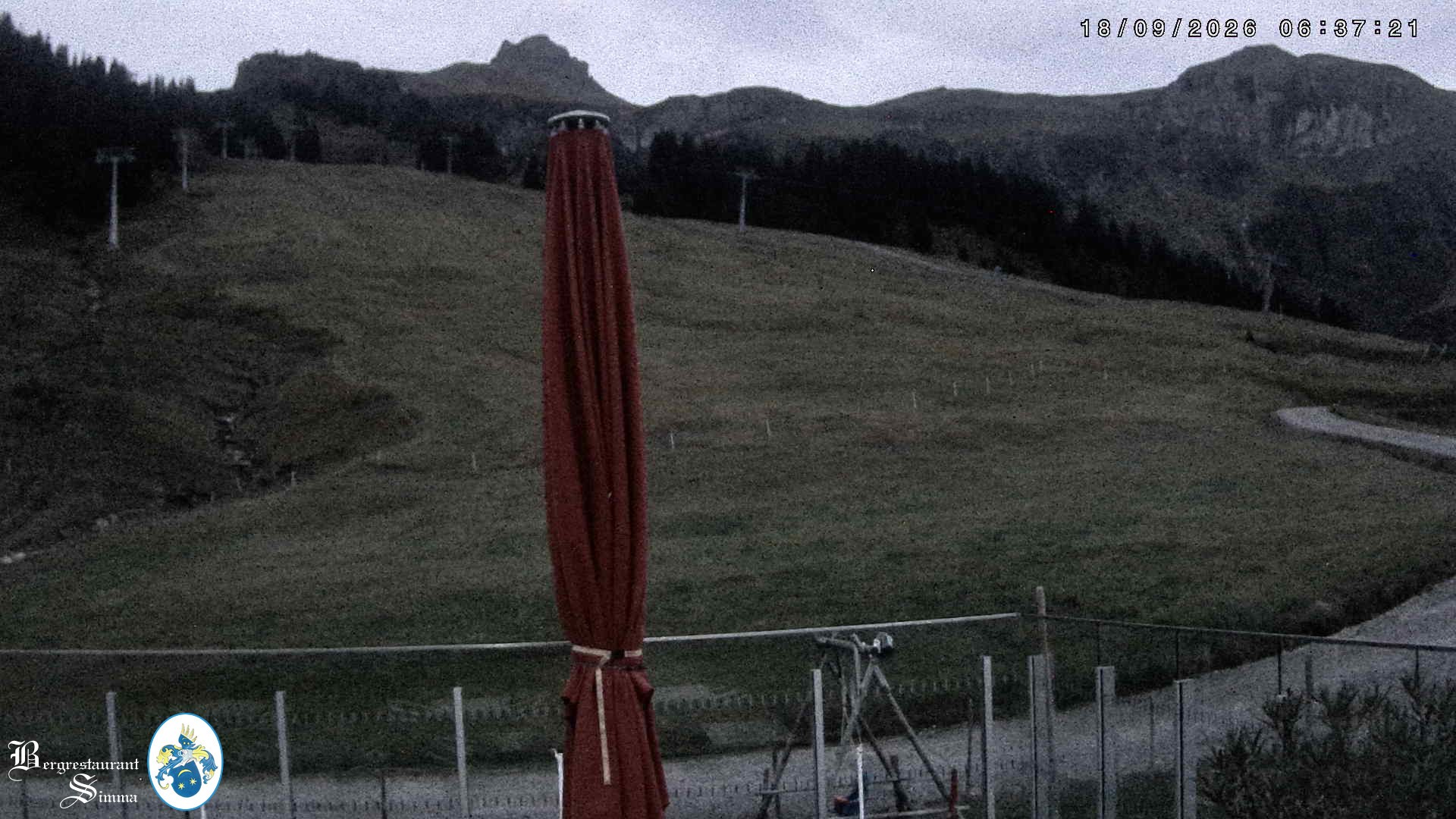 Archiv Foto Webcam Mellau: Aussicht vom Bergrestaurant Simma