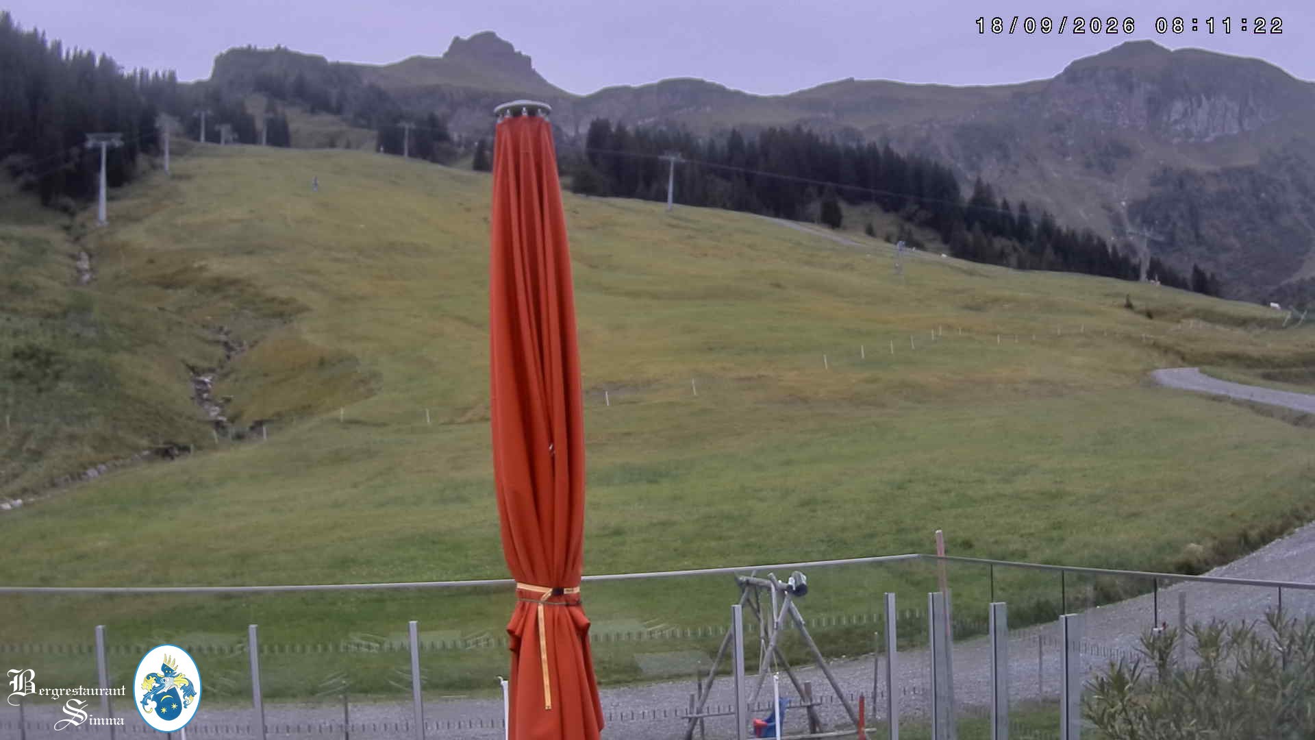 Archiv Foto Webcam Mellau: Aussicht vom Bergrestaurant Simma