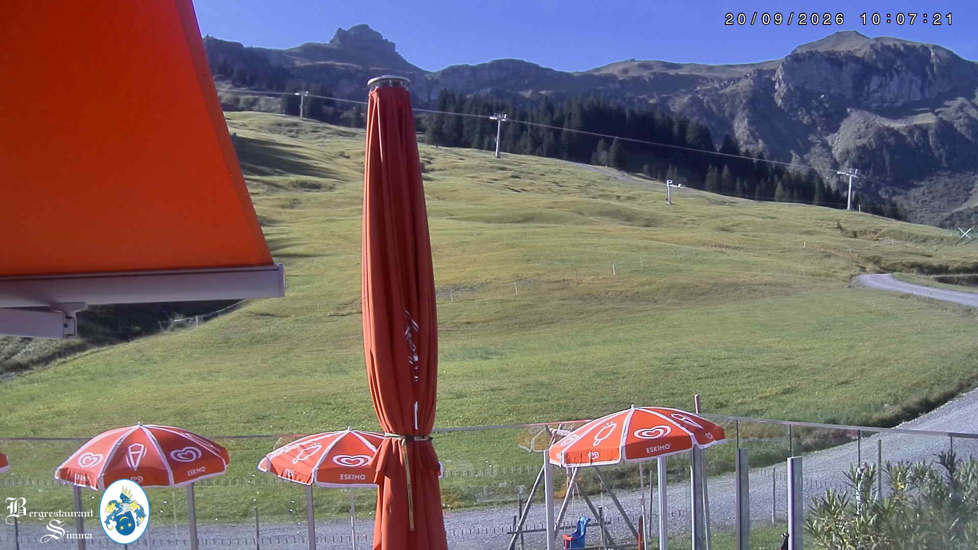 Archiv Foto Webcam Mellau: Aussicht vom Bergrestaurant Simma