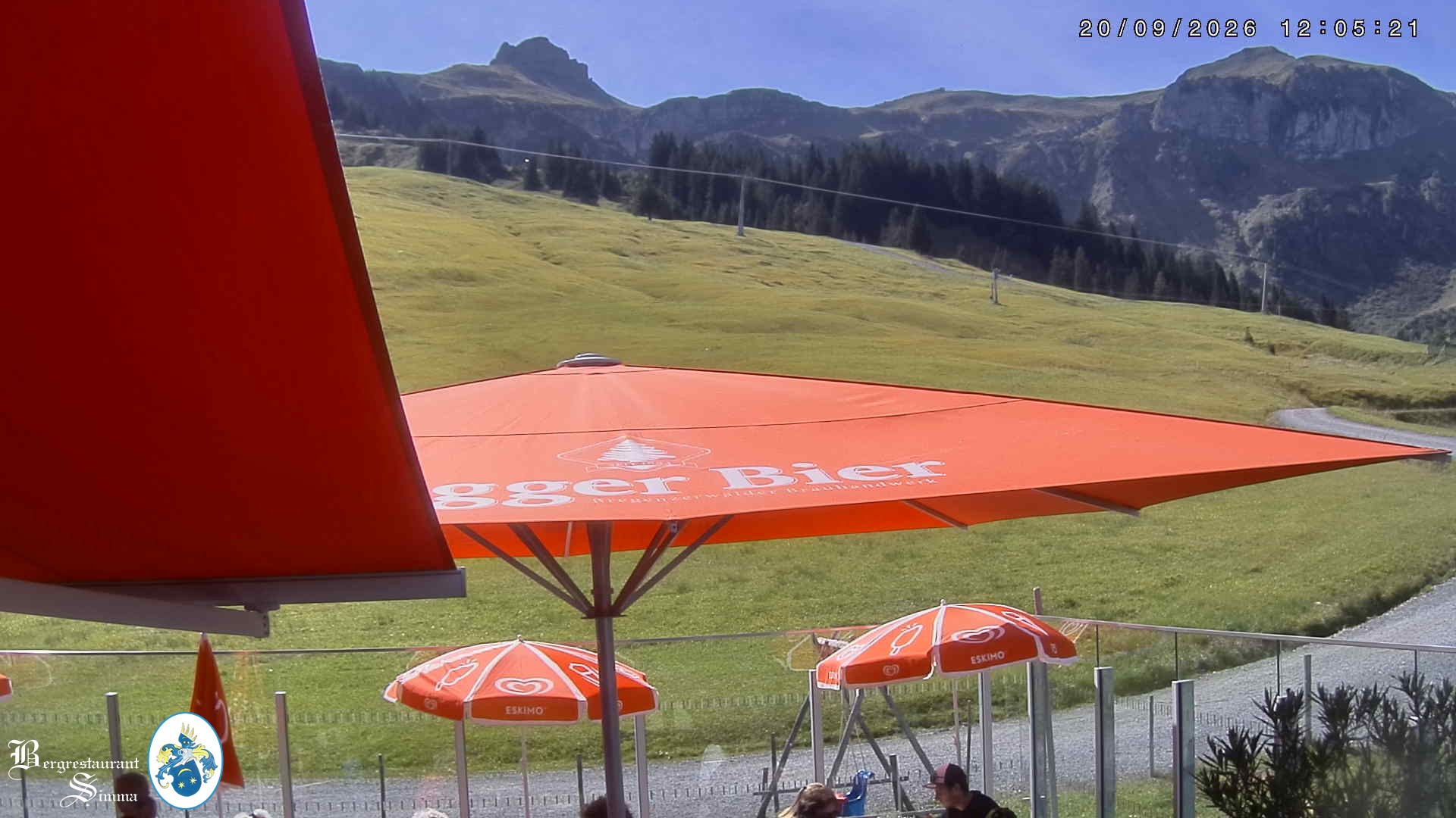 Archiv Foto Webcam Mellau: Aussicht vom Bergrestaurant Simma