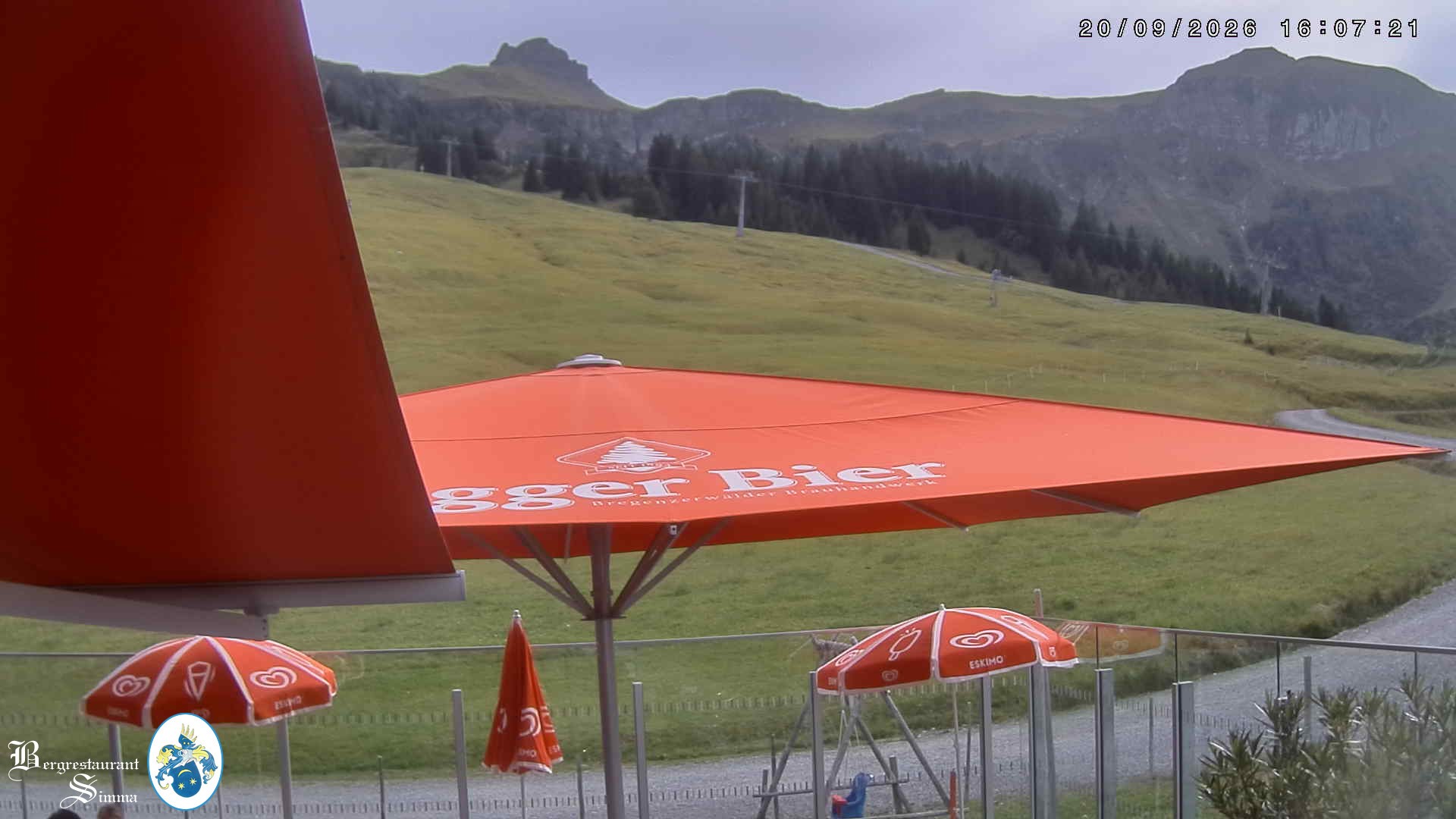 Archiv Foto Webcam Mellau: Aussicht vom Bergrestaurant Simma