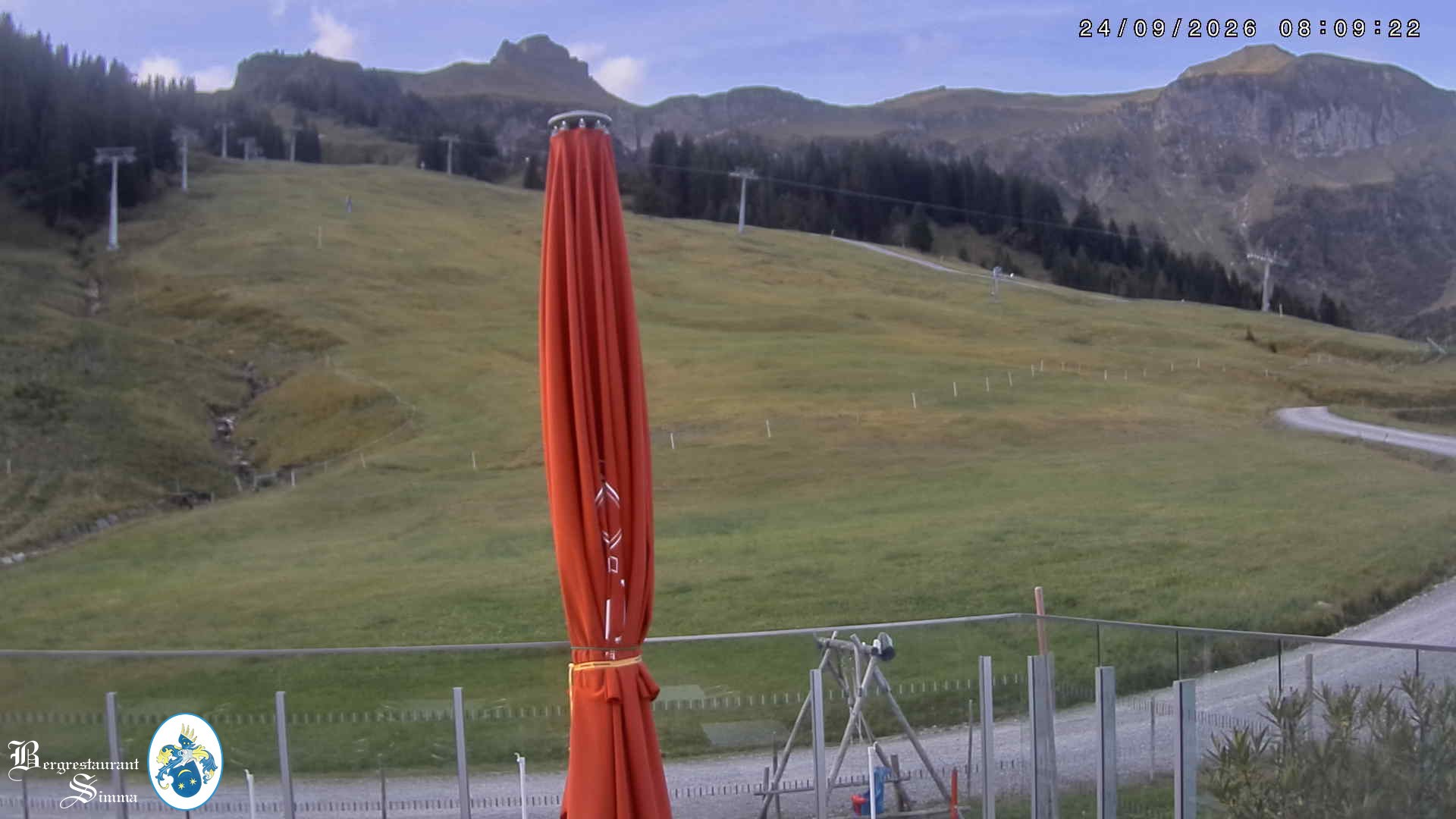 Archiv Foto Webcam Mellau: Aussicht vom Bergrestaurant Simma