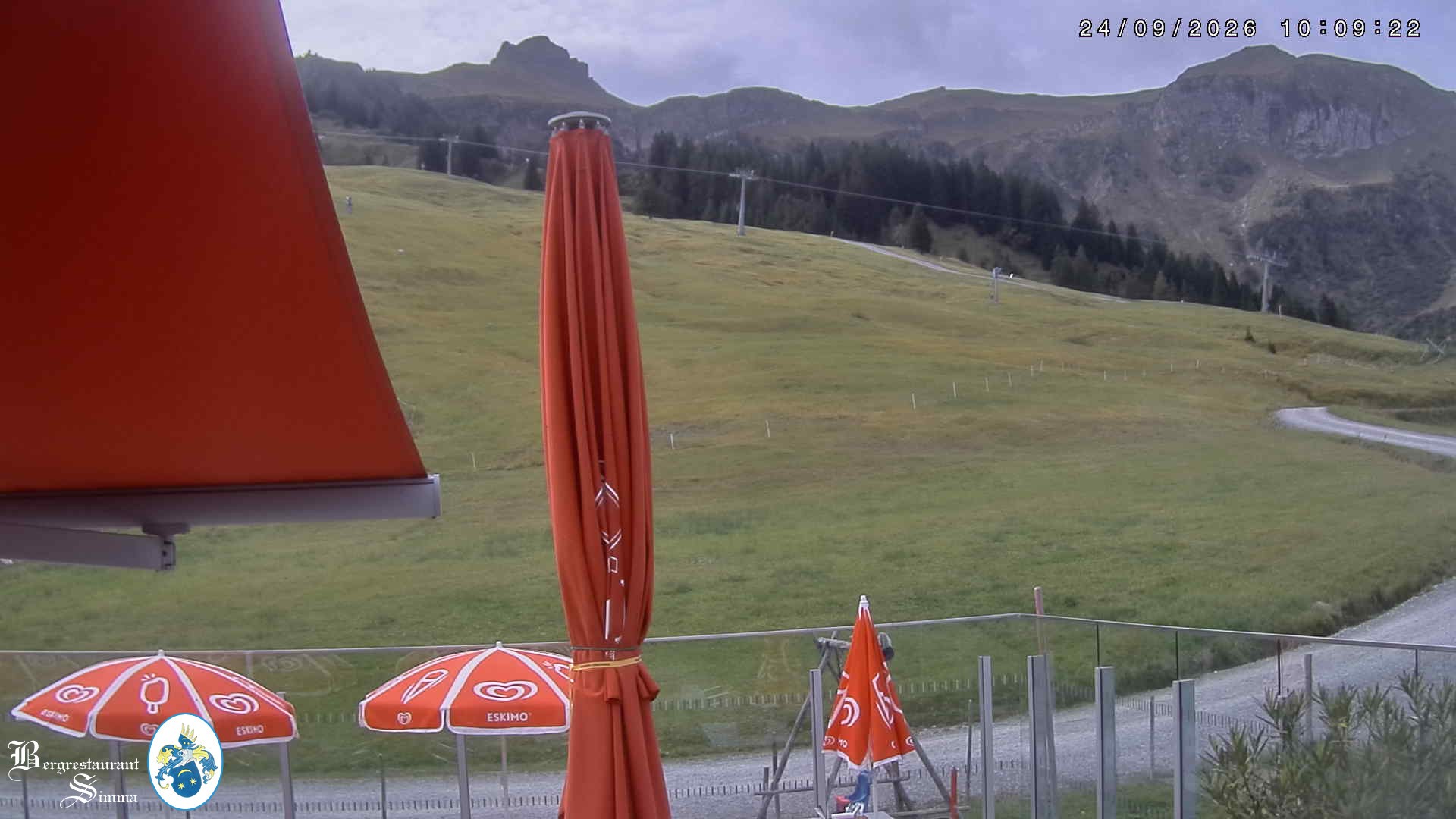 Archiv Foto Webcam Mellau: Aussicht vom Bergrestaurant Simma