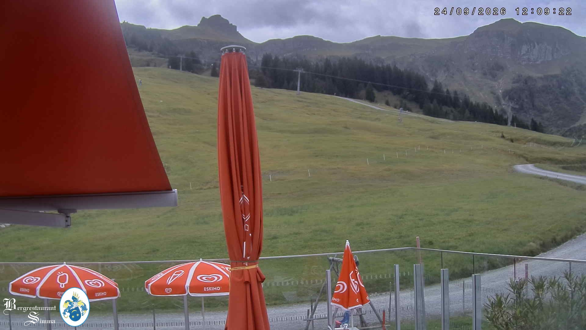 Archiv Foto Webcam Mellau: Aussicht vom Bergrestaurant Simma