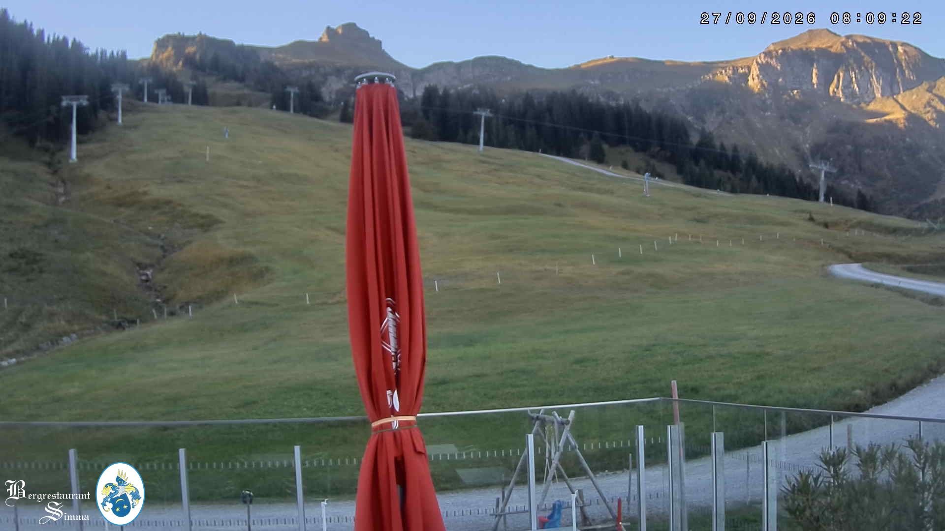 Archiv Foto Webcam Mellau: Aussicht vom Bergrestaurant Simma