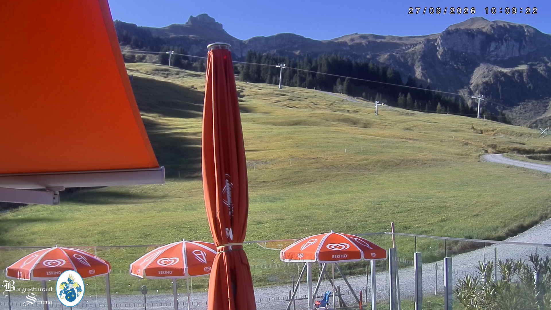 Archiv Foto Webcam Mellau: Aussicht vom Bergrestaurant Simma
