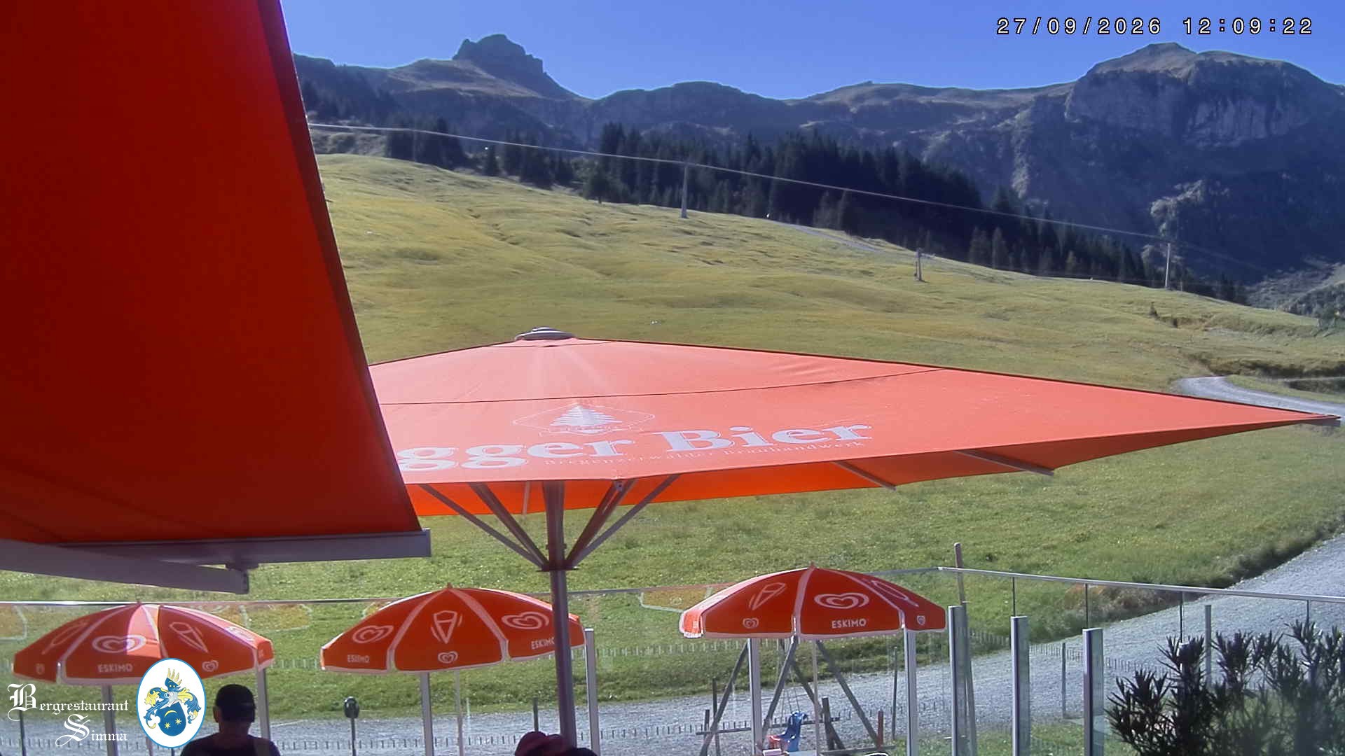 Archiv Foto Webcam Mellau: Aussicht vom Bergrestaurant Simma