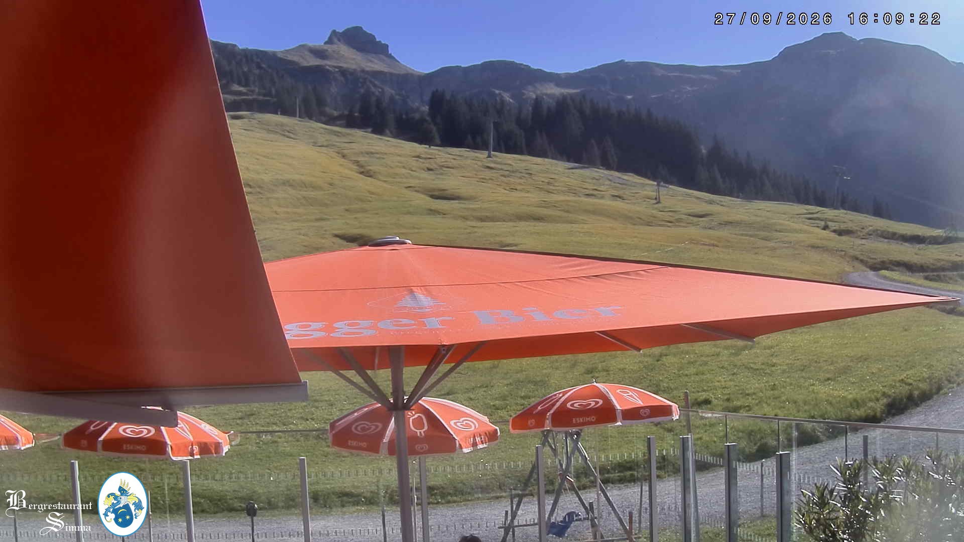 Archiv Foto Webcam Mellau: Aussicht vom Bergrestaurant Simma