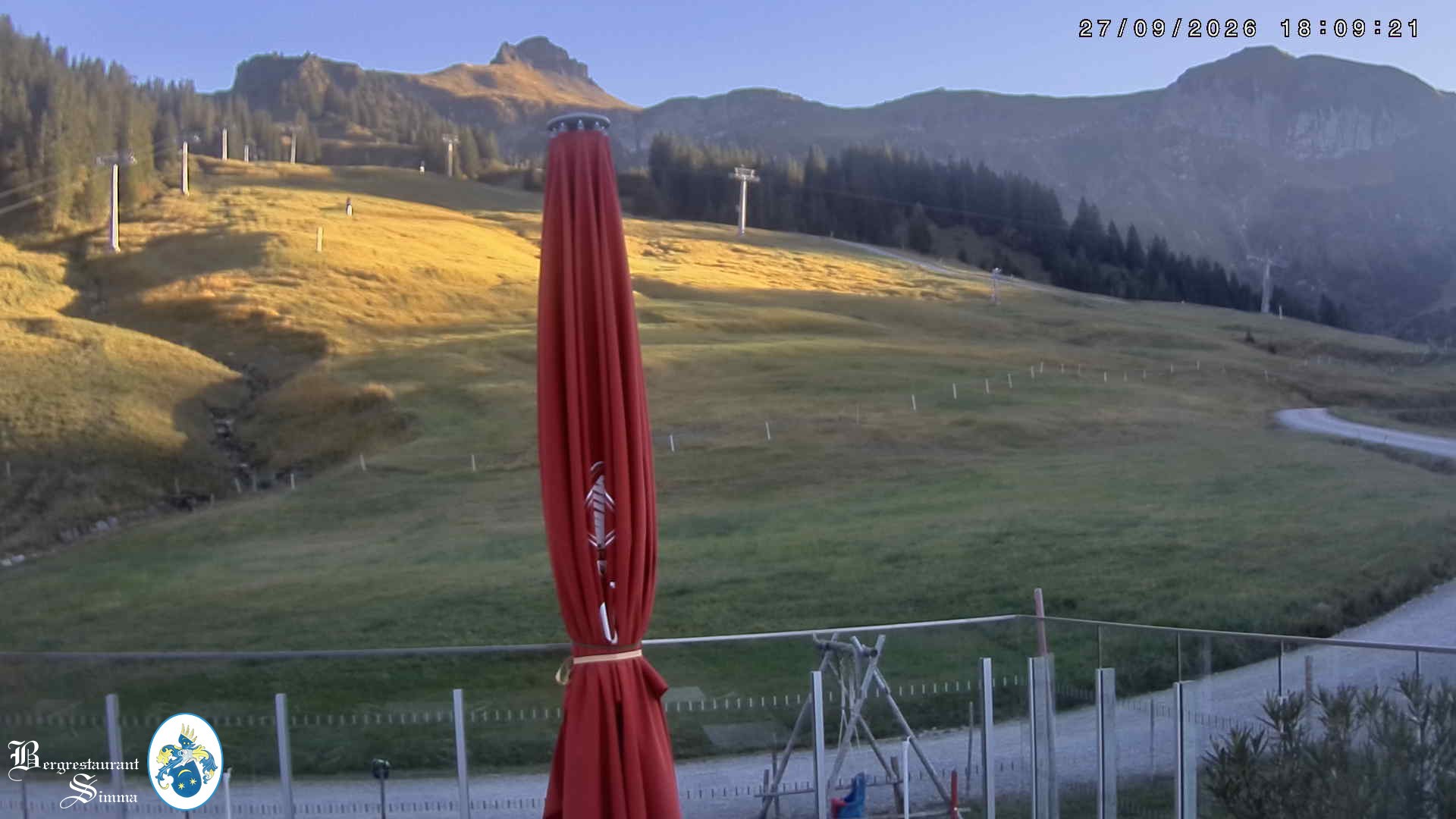Archiv Foto Webcam Mellau: Aussicht vom Bergrestaurant Simma