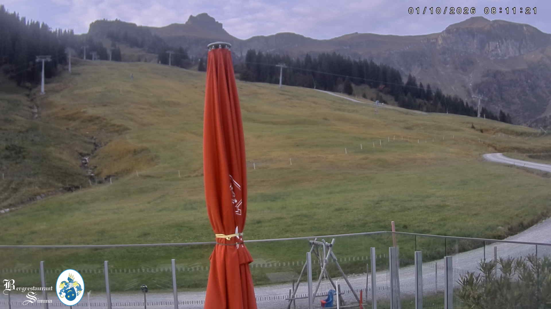 Archiv Foto Webcam Mellau: Aussicht vom Bergrestaurant Simma