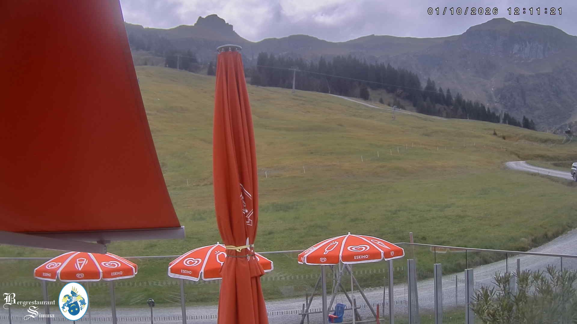 Archiv Foto Webcam Mellau: Aussicht vom Bergrestaurant Simma