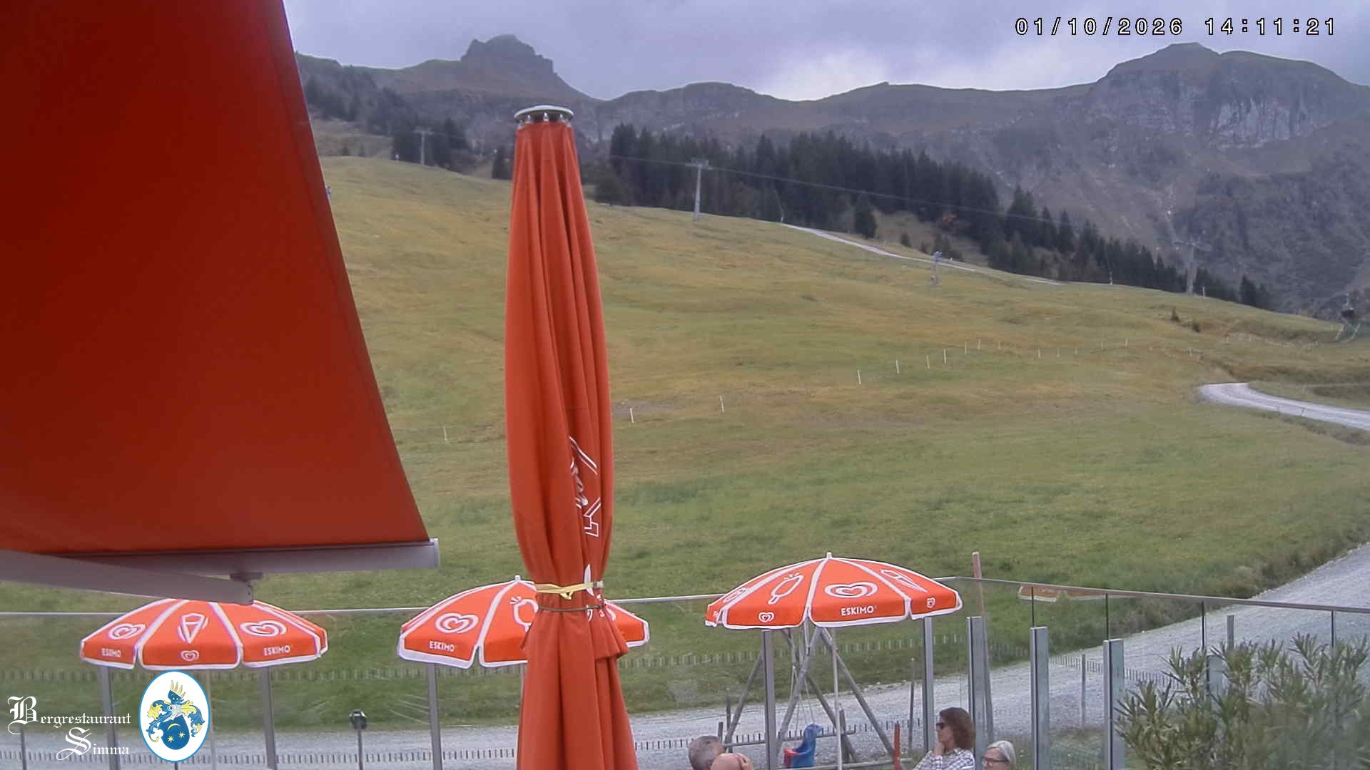Archiv Foto Webcam Mellau: Aussicht vom Bergrestaurant Simma