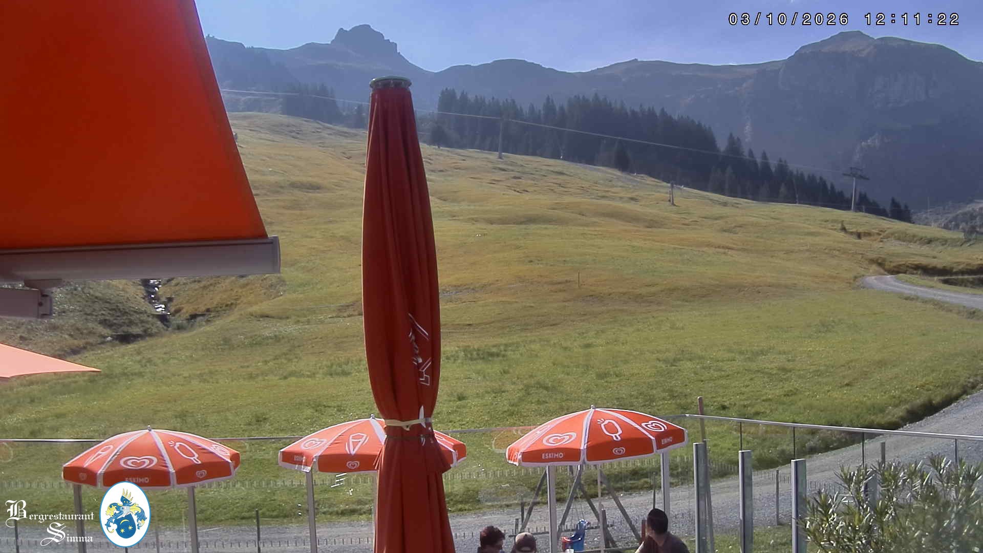 Archiv Foto Webcam Mellau: Aussicht vom Bergrestaurant Simma