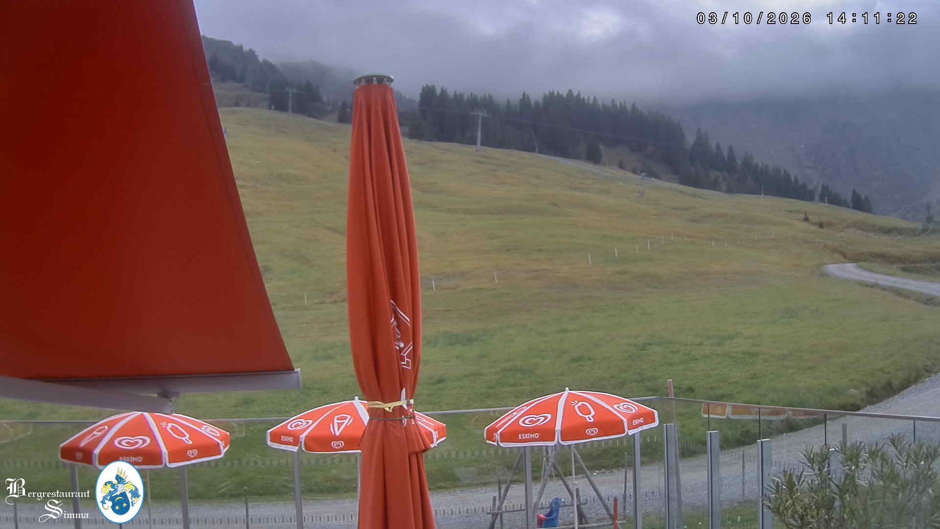 Archiv Foto Webcam Mellau: Aussicht vom Bergrestaurant Simma