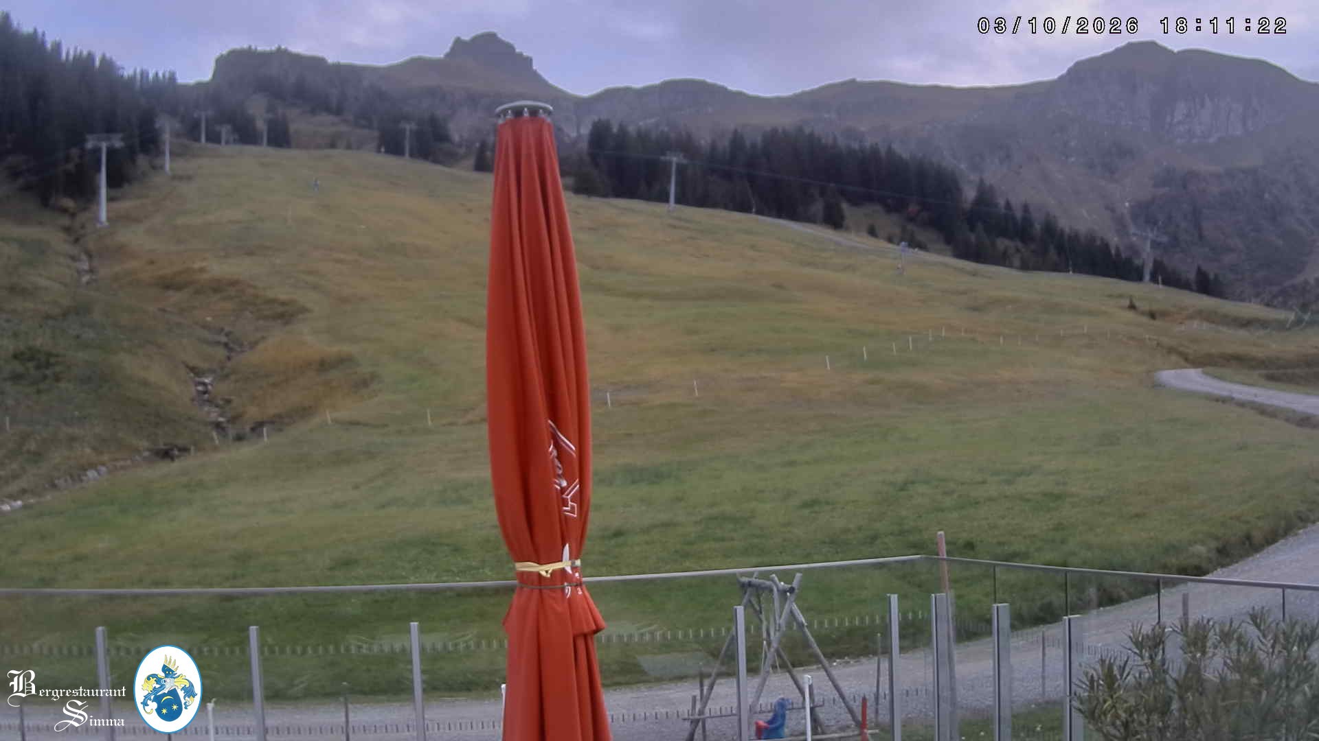 Archiv Foto Webcam Mellau: Aussicht vom Bergrestaurant Simma