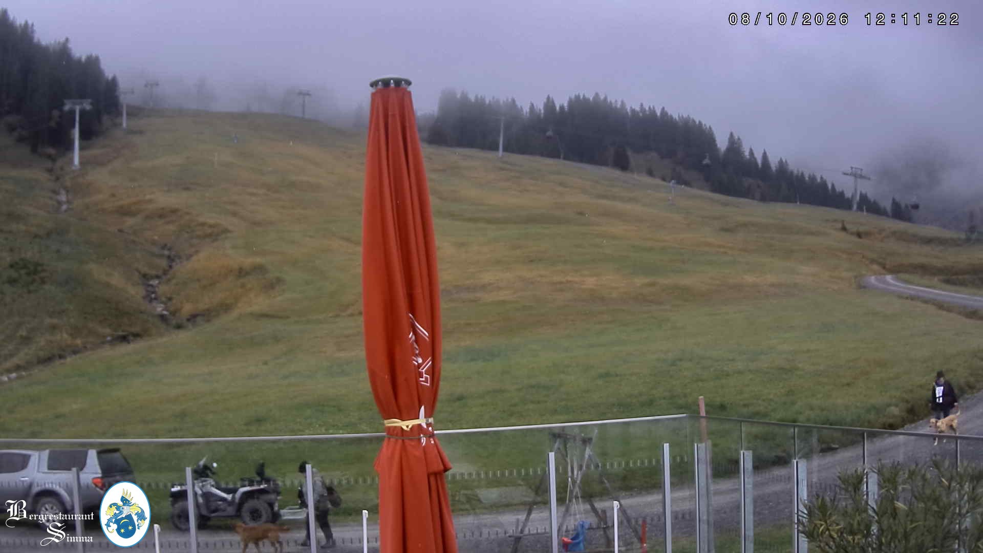 Archiv Foto Webcam Mellau: Aussicht vom Bergrestaurant Simma