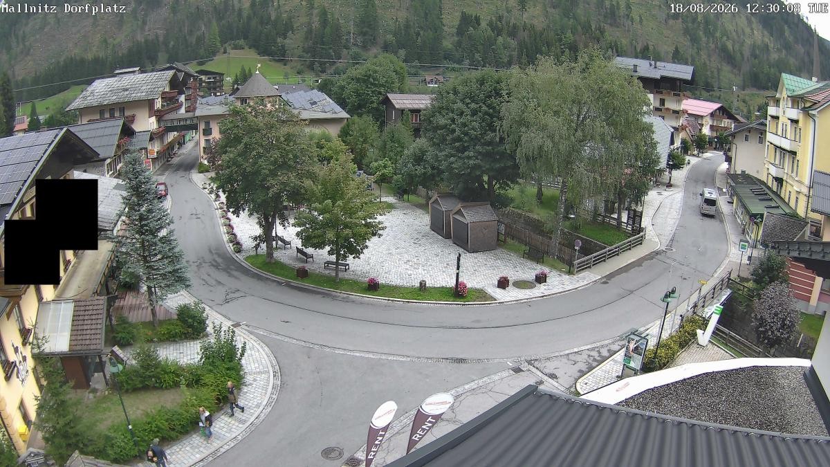 Archiv Foto Webcam Mallnitz: Village square