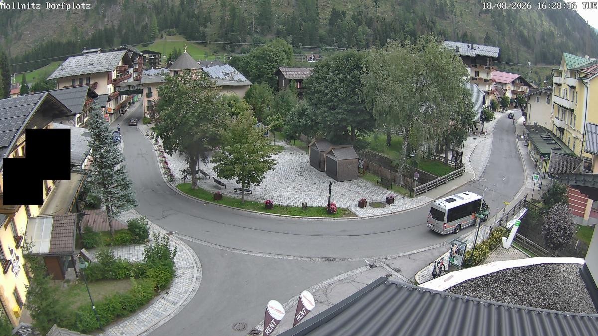 Archiv Foto Webcam Mallnitz: Village square