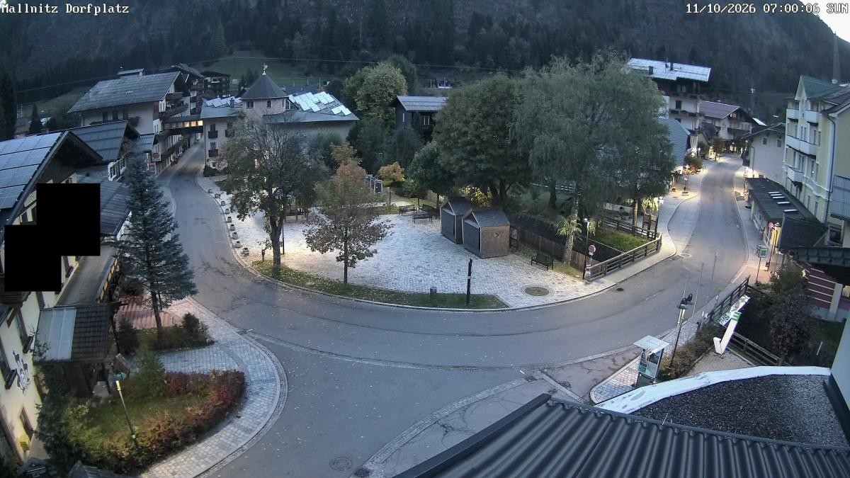 Archived image Webcam Mallnitz Village