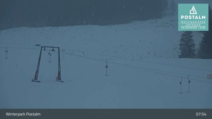 Archiv Foto Webcam Winterpark Postalm