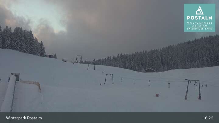 Archiv Foto Webcam Winterpark Postalm