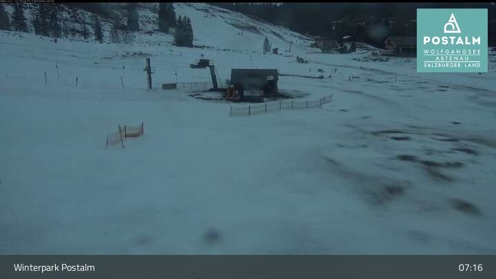 Archiv Foto Webcam Winterpark Postalm