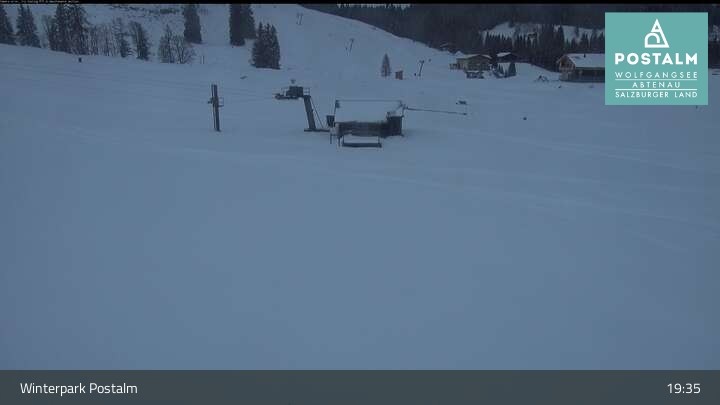 Archiv Foto Webcam Winterpark Postalm