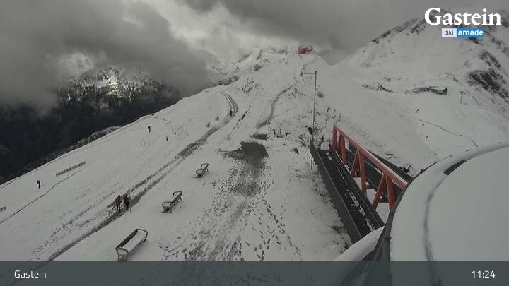 Archiv Foto Webcam Stubnerkogel Bergstation Süd