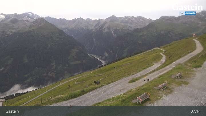 Archived image Webcam Stubnerkogel Top Station South