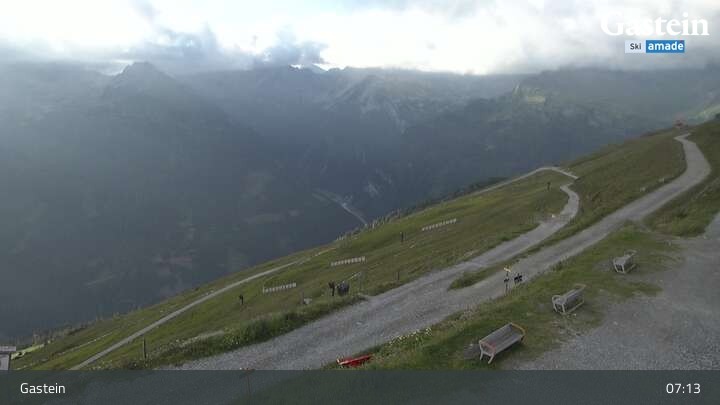 Archived image Webcam Stubnerkogel Top Station South